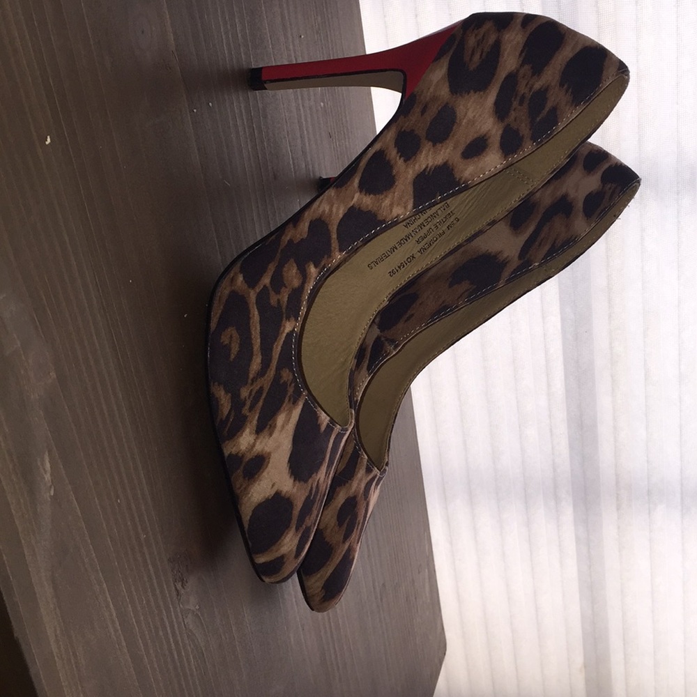 Leopard And Red Bottom Heels